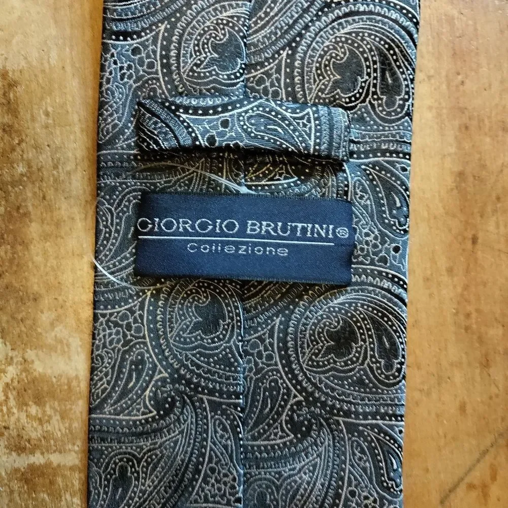 Georgio Brutini paisley tie hanky new office wedding spring easter formal gift